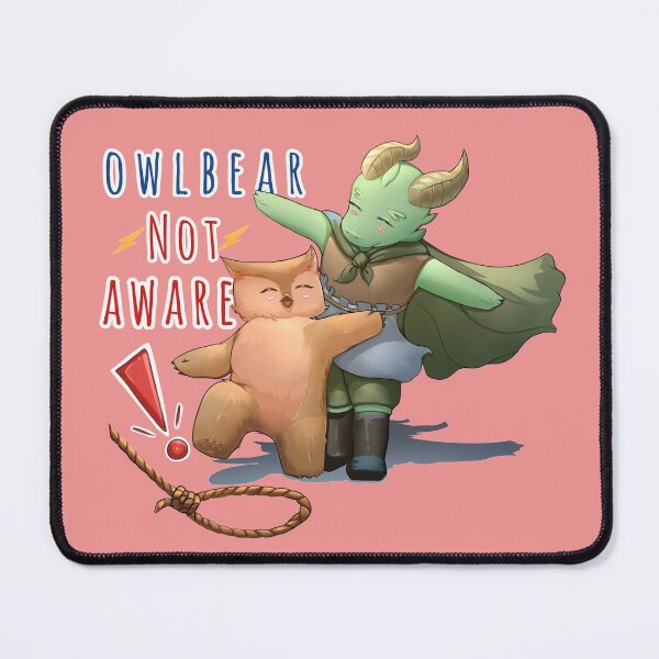 Item preview, Owlbear not Aware designed and sold by ManiacsInn.