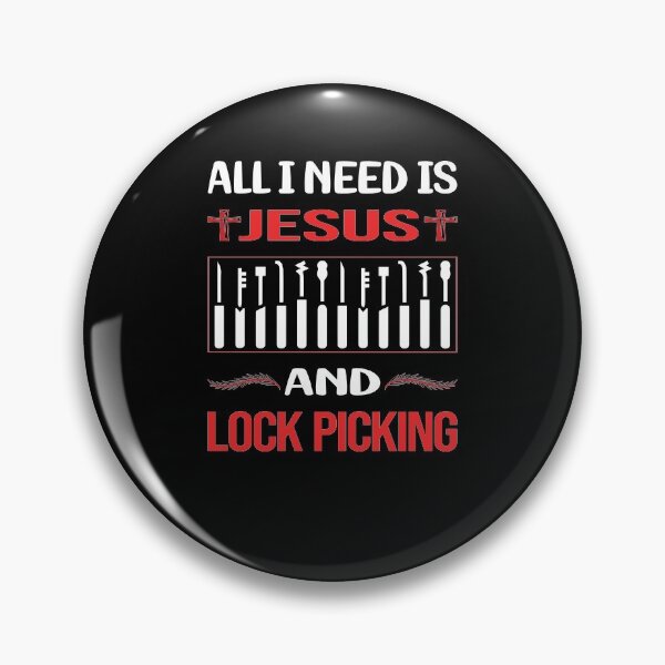 Item preview, Funny Jesus Lock Picking Pick Picker Lockpicking Lockpick Lockpicker Locksmith Locksmithing designed and sold by SunnyShop123.