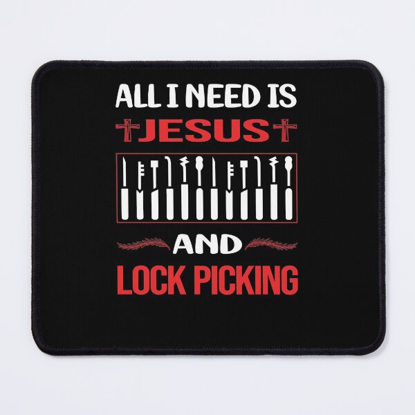 Item preview, Funny Jesus Lock Picking Pick Picker Lockpicking Lockpick Lockpicker Locksmith Locksmithing designed and sold by SunnyShop123.