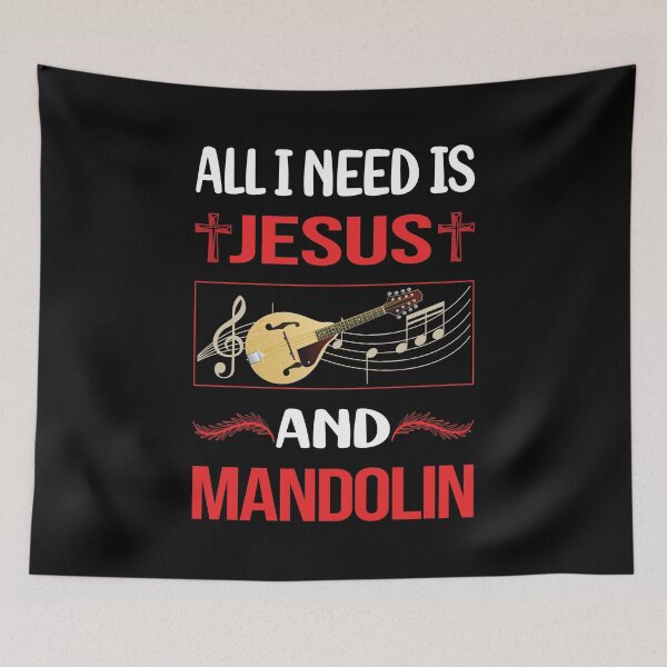 Item preview, Funny Jesus Mandolin designed and sold by SunnyShop123.