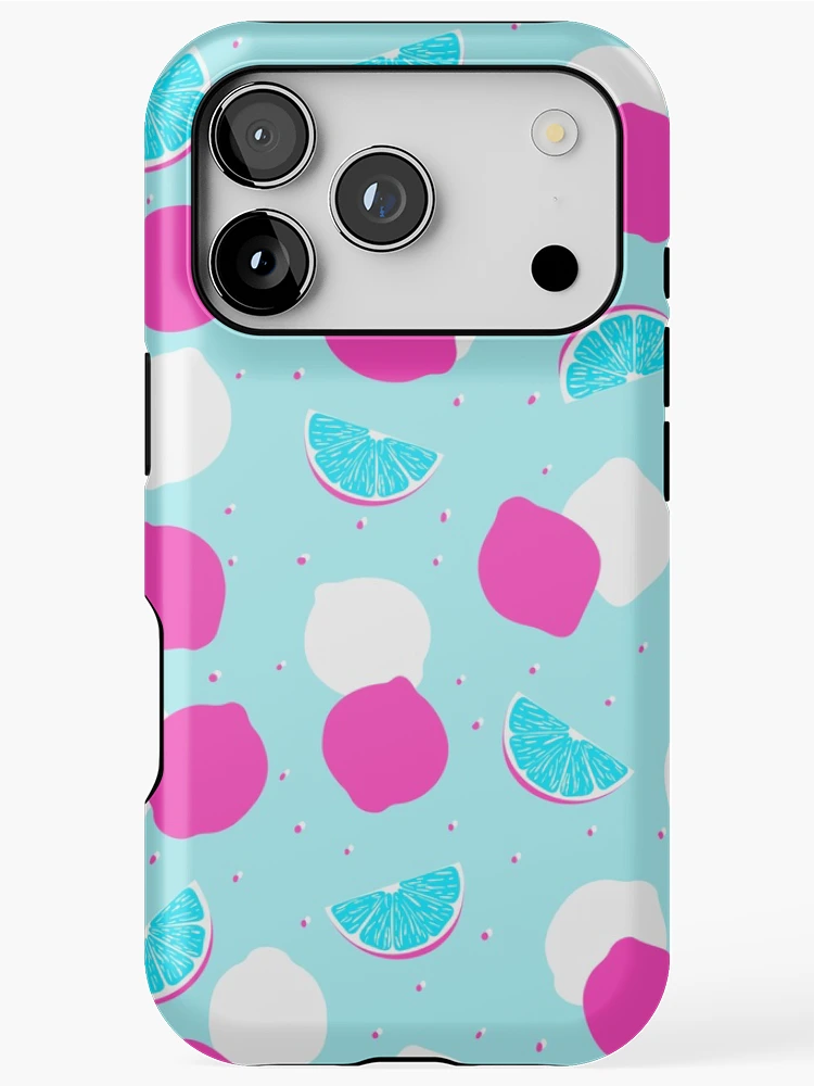 Thumbnail 1 of 4, iPhone Case, Cyan Lime Pattern designed and sold by Hic21.