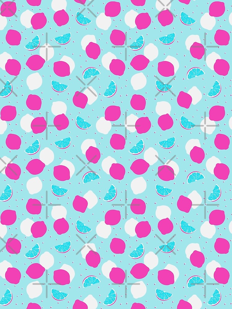 Thumbnail 3 of 3, Scarf, Cyan Lime Pattern designed and sold by Hic21.
