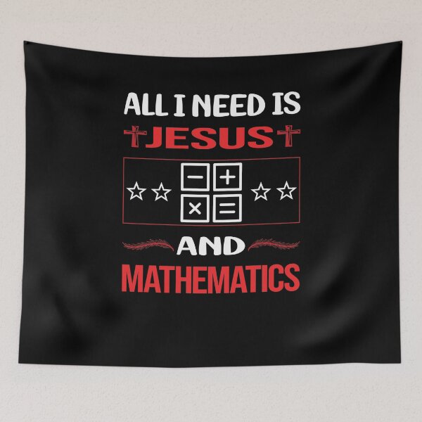 Item preview, Funny Jesus Mathematics Math Maths designed and sold by SunnyShop123.