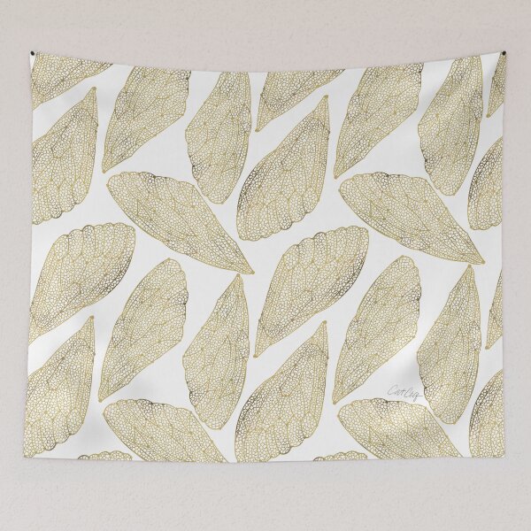 Item preview, Cicada Wings – Gold designed and sold by Cat Coquillette.