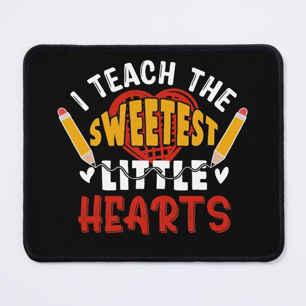 Item preview, i teach the sweetest little hearts valentine's day for teachers men and women designed and sold by lelixart.