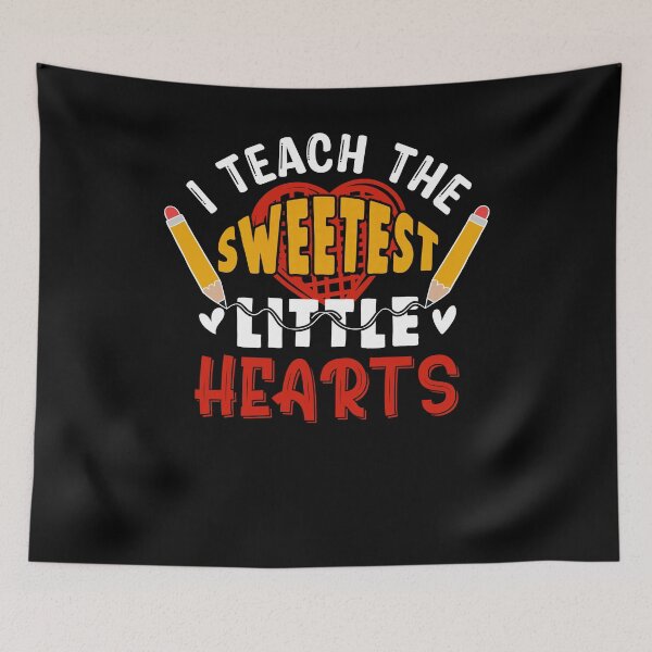 Item preview, i teach the sweetest little hearts valentine's day for teachers men and women designed and sold by lelixart.