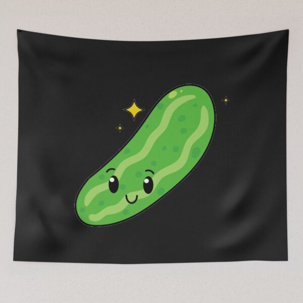 Item preview, Happy Kawaii Cucumber designed and sold by ProtonProject.