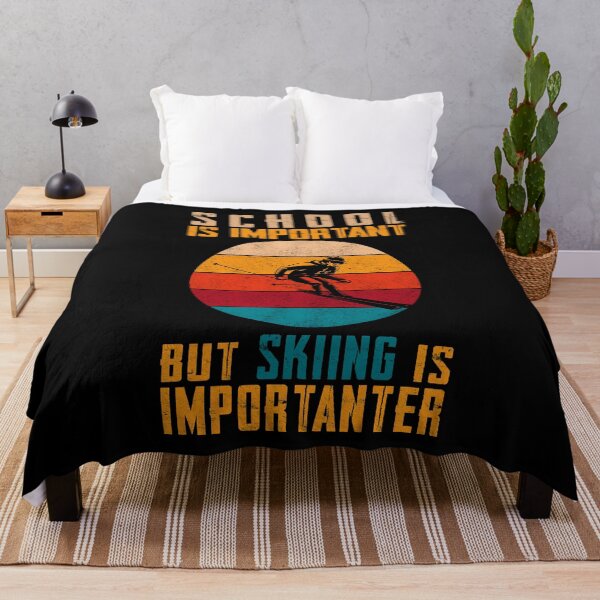 Item preview, School Is Important But Skiing Is Importantern, Ski Lovers designed and sold by OB-Store.