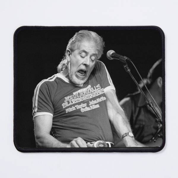 Item preview, John Mayall BW Photograph designed and sold by ConcertImages.