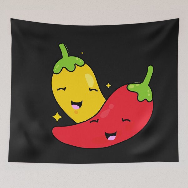 Item preview, Happy Kawaii Pepper designed and sold by ProtonProject.