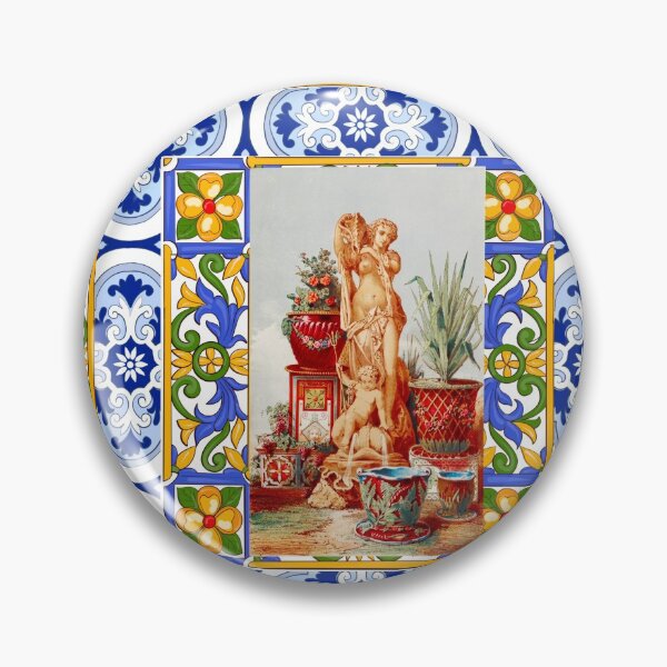 Item preview, Italian,Sicilian art,majolica,tiles,baroque art designed and sold by MariaMarinova.
