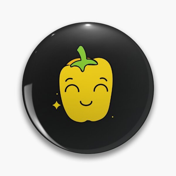 Item preview, Happy Kawaii Yellow Pepper designed and sold by ProtonProject.