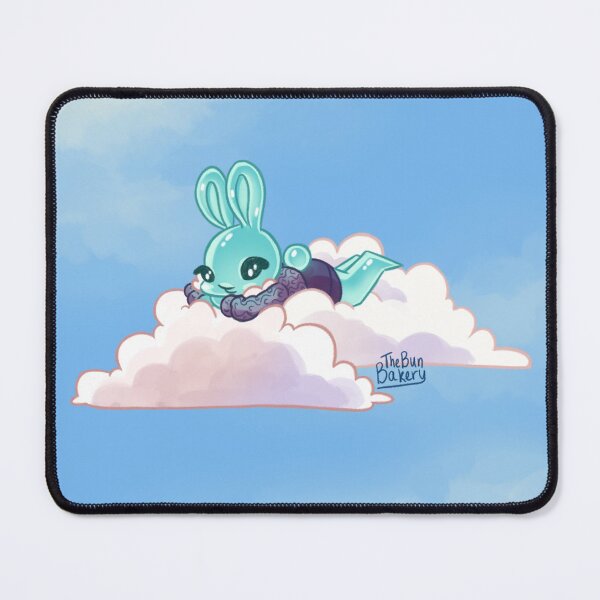 Item preview, On Cloud Nine with Gummy Bun (with background) designed and sold by BunBunsBakery.