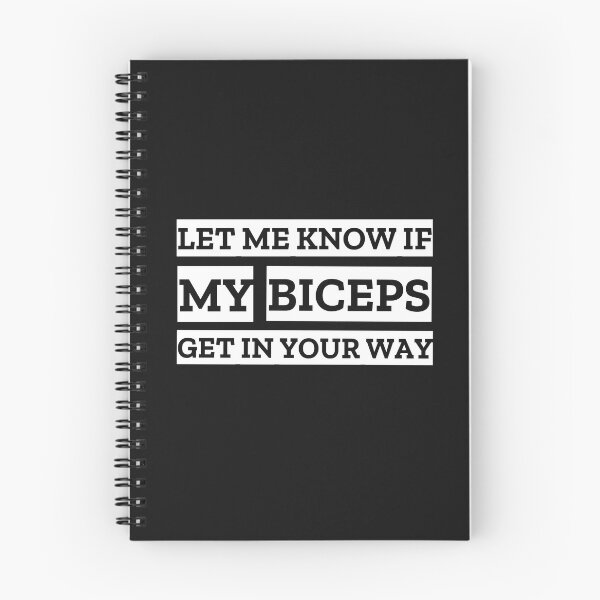 Item preview, Let Me Know If My Biceps Get In Your Way designed and sold by clothstudios.
