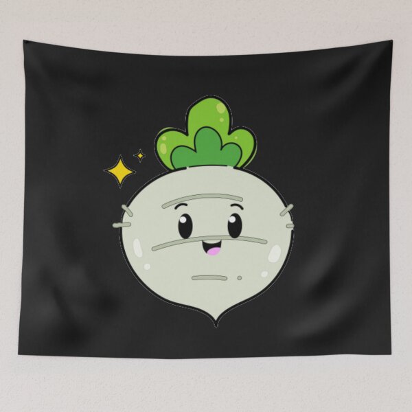 Item preview, Happy Kawaii Turnip designed and sold by ProtonProject.