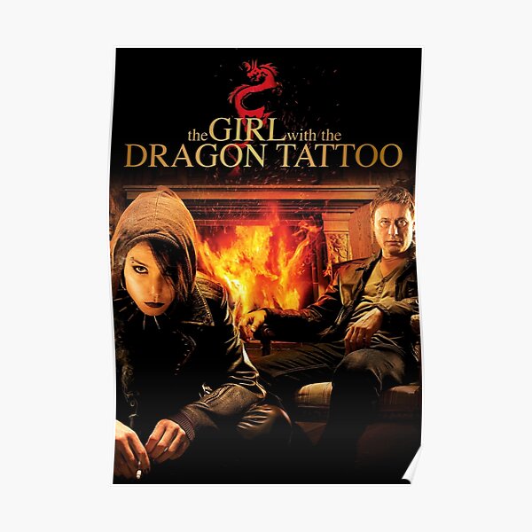 "The Girl with the Dragon Tattoo" Poster for Sale by AlekVeliki Redbubble