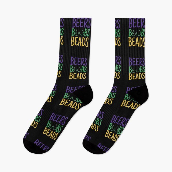 Item preview, Beers Boobs Beads | Funny Mardi Gras quotes designed and sold by HROC.