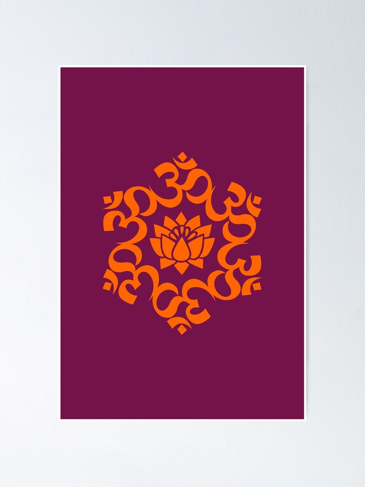 OM Mantra, Mandala, Lotus Flower - Buddhism - Yoga Symbol, Sound