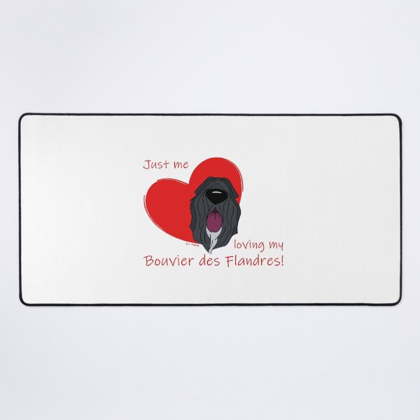 Item preview, Just me loving my Bouvier des Flandres designed and sold by LivHana.