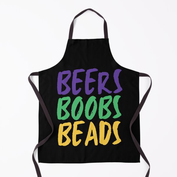 Item preview, Beers Boobs Beads | Funny Mardi Gras quotes designed and sold by HROC.