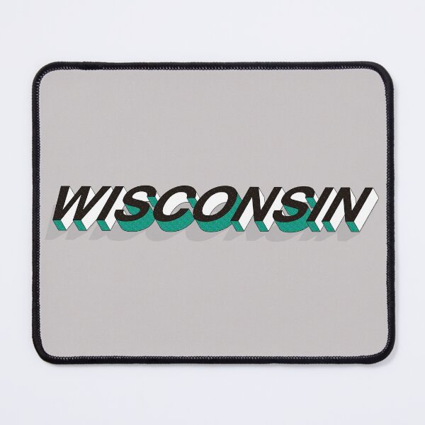 Item preview, Wisconsin 3D text design  designed and sold by HBWOLFARTS.