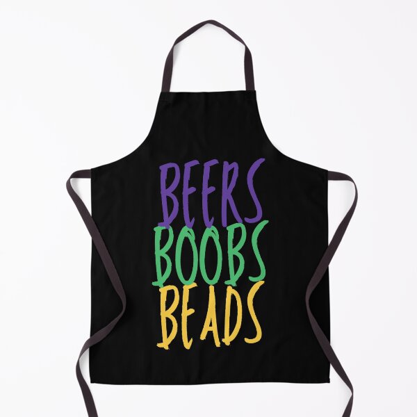 Item preview, Beers Boobs Beads | Funny Mardi Gras quotes designed and sold by HROC.