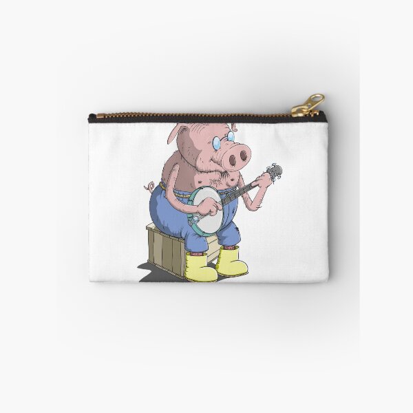Item preview, The hillbilly pig is playing banjo designed and sold by chrisbears.