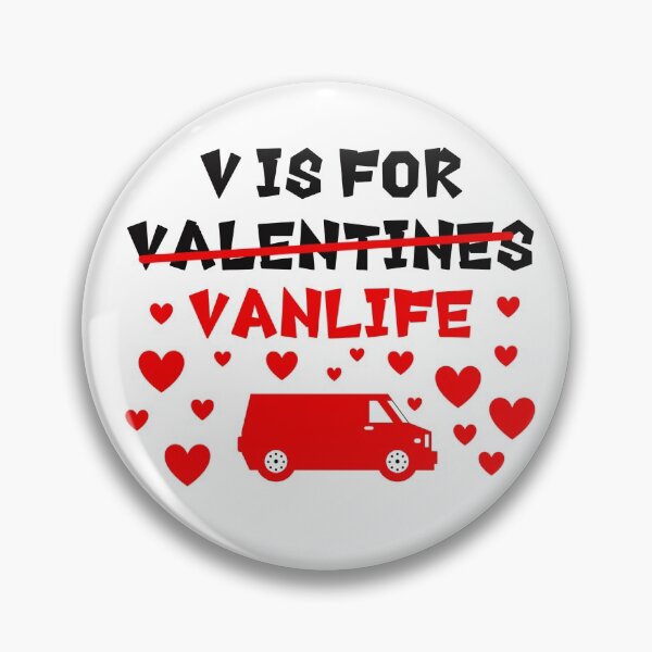 Item preview, V Is For Vanlife, Valentines shirt designed and sold by Tony Milsom.