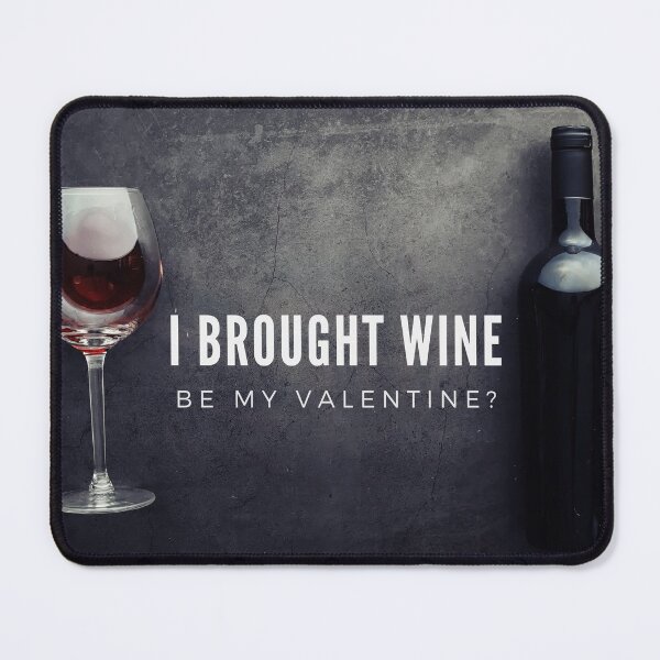 Item preview, I brought wine - be my valentine? designed and sold by wineandwords.