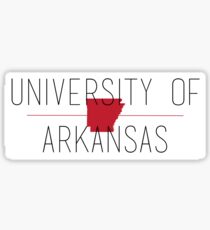 university of arkansas Sticker