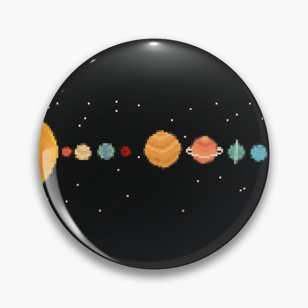 Artikelvorschau, Sonnensystem Pixelart entworfen und verkauft von AlessaNeko.