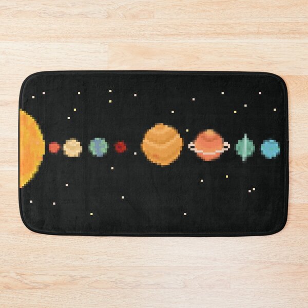 Item preview, Solar System Pixelart designed and sold by AlessaNeko.