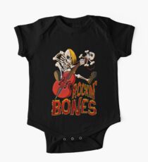 Rockin Bones - Vollfarbe Baby Body Kurzarm