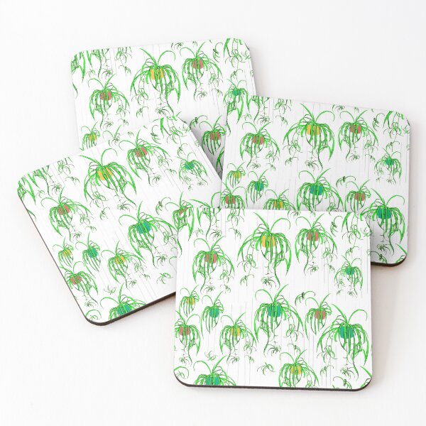 Item preview, Spider plants in the rain - white background designed and sold by Renee Rigdon.
