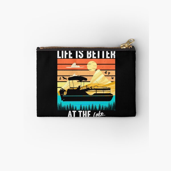 Item preview, Life Is Better At The Lake Funny Lake Pontoon Boating Lovers designed and sold by CREATIVE-TEE.