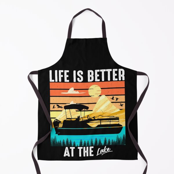 Item preview, Life Is Better At The Lake Funny Lake Pontoon Boating Lovers designed and sold by CREATIVE-TEE.
