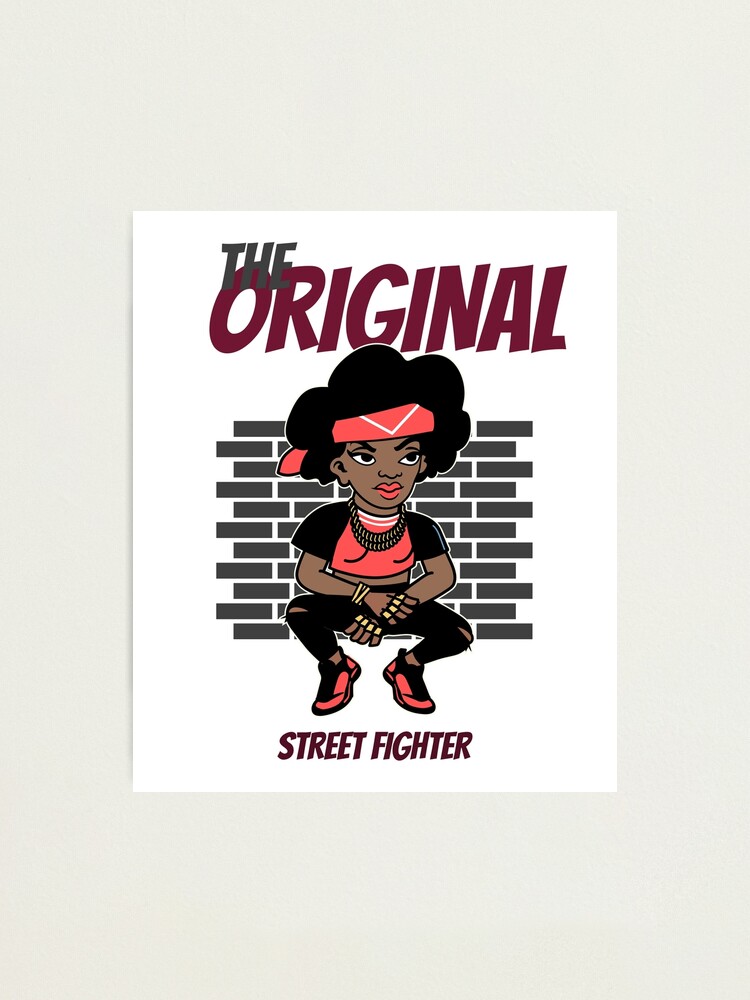 The Original Street fighter hip hop girls streetwear | Photographic Print