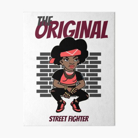 The Original Street fighter hip hop girls streetwear | Art Board Print