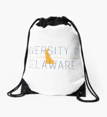university of delaware Drawstring Bag