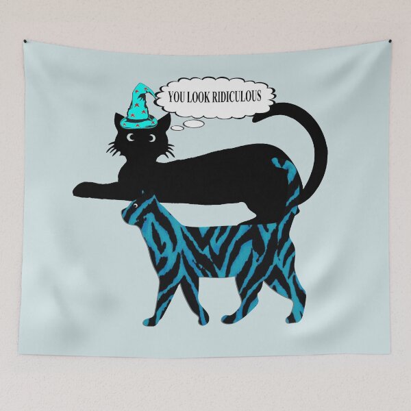 Item preview, Cats Conversation, YOU LOOK RIDICULOUS designed and sold by timelessfancy.