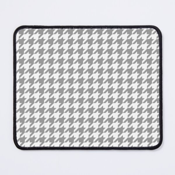 Item preview, Houndstooth abstract geometric pattern, grey broken checks designed and sold by iclipart.