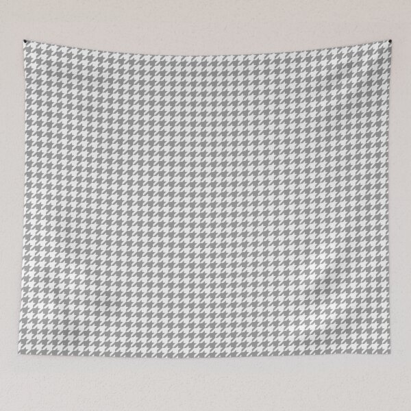 Item preview, Houndstooth abstract geometric pattern, grey broken checks  designed and sold by iclipart.