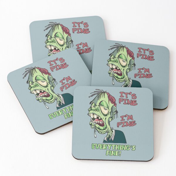 Item preview, Stressed out, feel like a zombie, but I'm absolutely fine! designed and sold by SolidEarthArt.