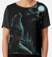 Howl of the Werewolf Chiffon Top