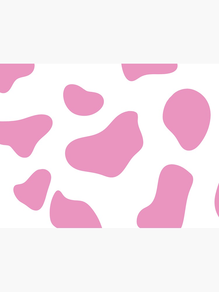 "Pink Cow Print" Sticker by kauto Redbubble