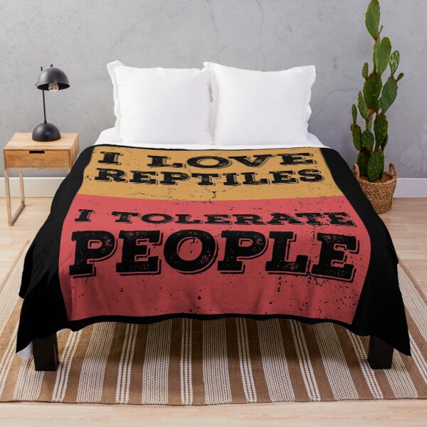 Item preview, I Love Reptiles I Tolerate People Funny Reptiles Quote For Reptile Owners designed and sold by T-Junkie.