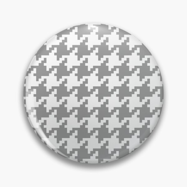 Item preview, Houndstooth abstract geometric pattern, grey broken checks  designed and sold by iclipart.