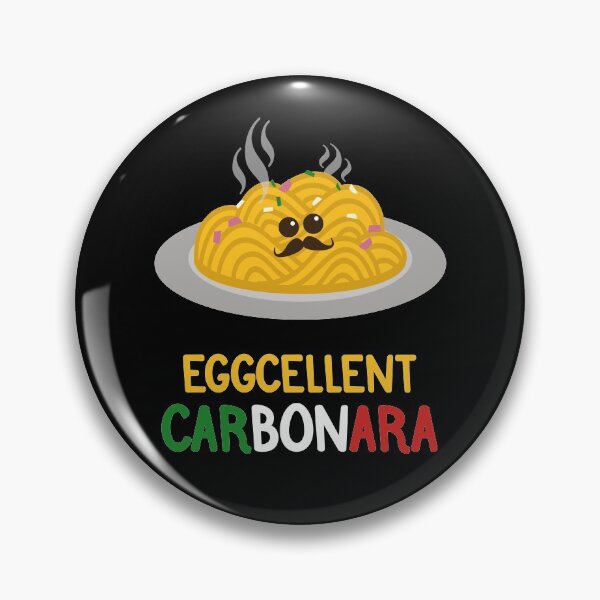 Item preview, Eggcellent Carbonara Pasta | Gift Ideas | Italian Food Puns designed and sold by Fluffy-Vectors.