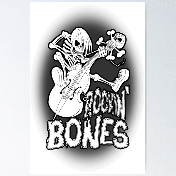 Item preview, Rockin Bones - Monotone designed and sold by SquareDog.
