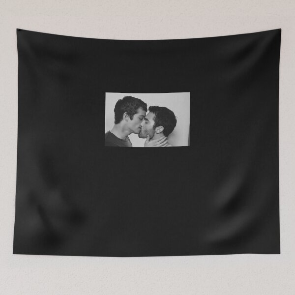Item preview, Sterek kiss sticker teen wolf Sticker designed and sold by MelanieBielefel.